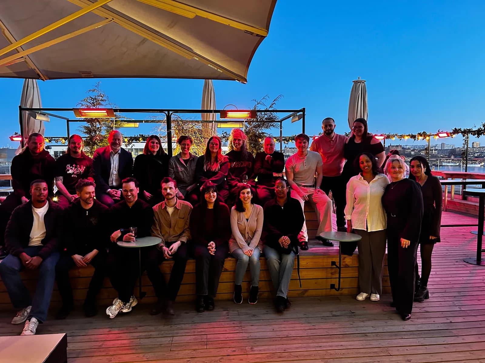 Group photo at meetup 2